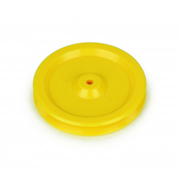 Pulley, plastic, yellow, D50 mm 