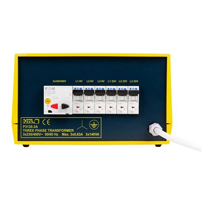 Three Phase Transformer 6/10 V and 23/40 V
