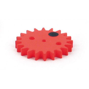 Gear with 20 teeth, red, D44 mm 