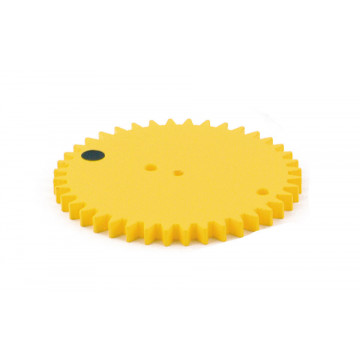 Gear with 40 teeth, yellow, D84 mm 