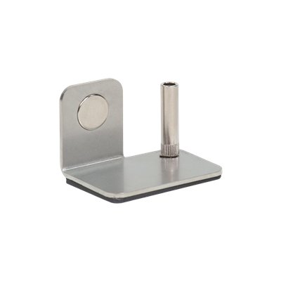 Clip terminal for 1.5 V batteries, magnetic