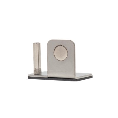 Clip terminal for 1.5 V batteries, magnetic