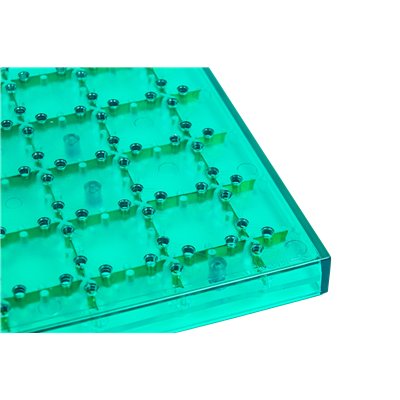 Brass plate long, for plug-in board SE