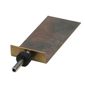 Electrode plate, brass, 100x45 mm 
