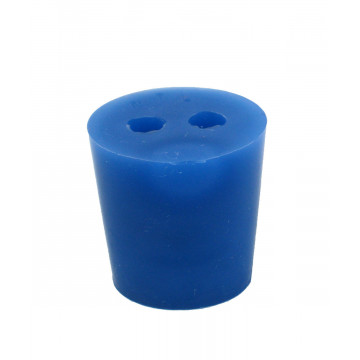Silicone stopper, 2 holes, SB 29 26/32/30 mm