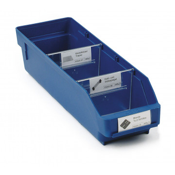 Container, 400x120x95mm, blue 
