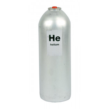 Gas pressure can, helium 