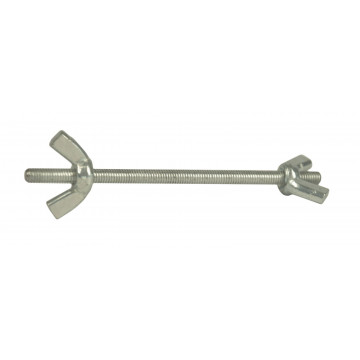 Threaded rod with butterfly nut 