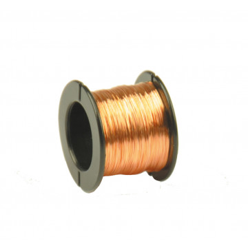 Copper wire, D  0,2 mm, black, SE 