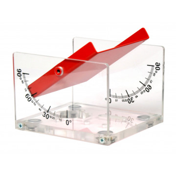 Clinometer for double solar cell SE