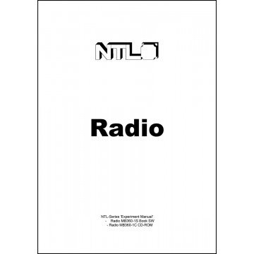 Experiment manual “Radio”, b/w booklet 