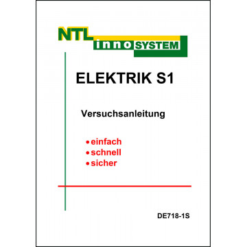 Experiment manual "Electricity S1 - inno", booklet