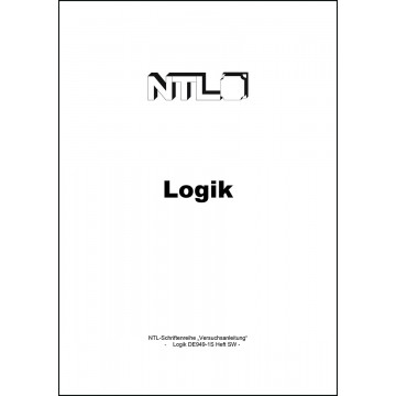 Experiment manual "Logic", b/w booklet 