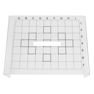 Grid pattern plate for magnetic field, SE