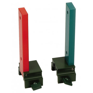 Magnet holder, red-green, pair 
