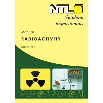 Experiment manual, "Radioactivity" book b/w