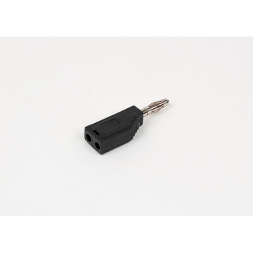 Lamellar plug for cables, 4 mm, black