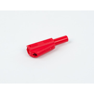 Safety plug, 4 mm, red