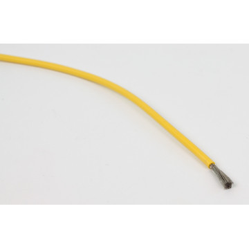 Cable silicone, 2.5 mm², yellow, metre