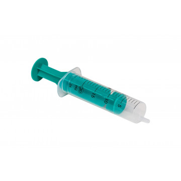 Syringe, 20 ml, plastics (2 parts)