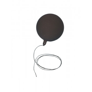 Hollow plastic sphere with cord 