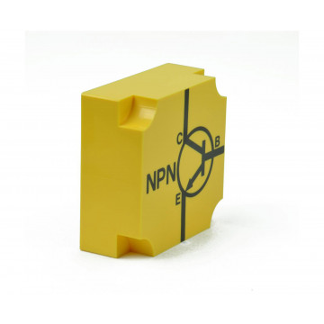 PIBD Transistor NPN, base right 