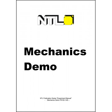 Experiment manual, mechanics demo, english