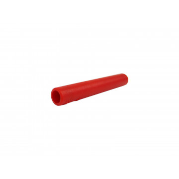 Double socket insulated, red 