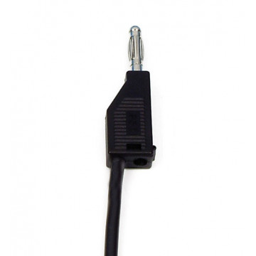 Connecting lead, 150 cm, black 