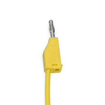 Connecting lead, yellow, 50 cm 