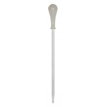 Pipette glass, with rubber bulb, 5 ml 