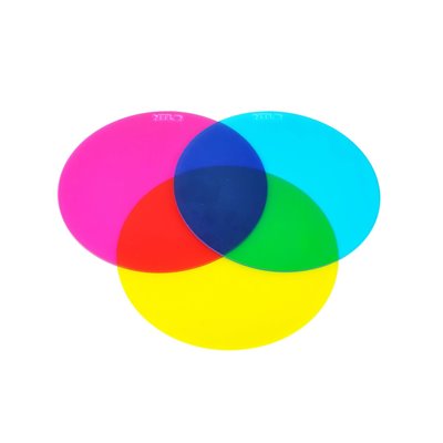 Colour filter discs, subtractive, set of 3