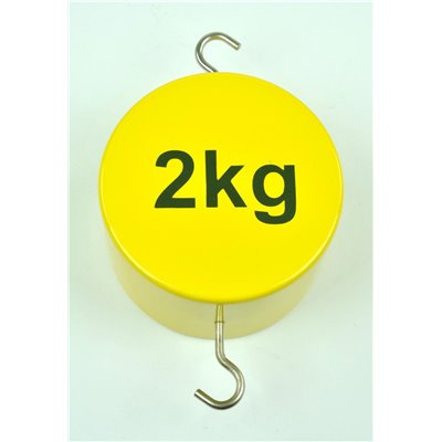 Weight on hook 2 kg 