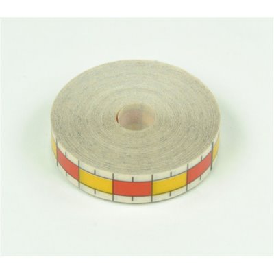 Measuring tape, white, W10 mm 