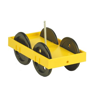 Trolley, mass of 50g, very low friction 