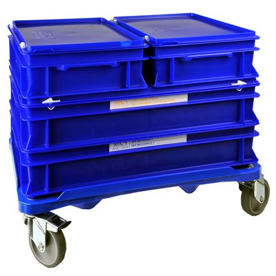 Storage box II big, with cover Box -insert plan with 2 labels