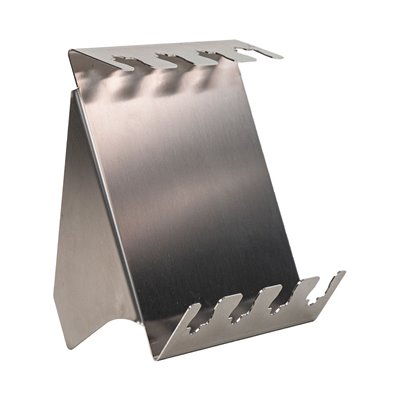 Mounting bracket for heat absorbing tubes, 4-fold