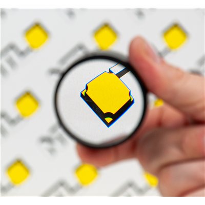 Lensglass, in mount, D 50 mm, FL +100 mm