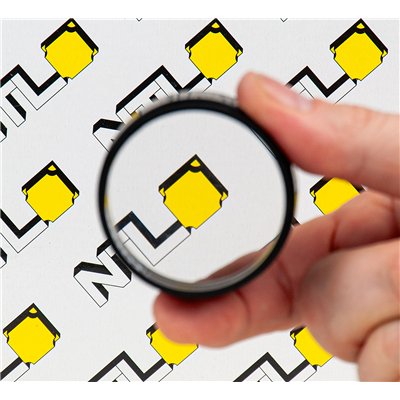 Lensglass, in mount, D 50 mm, FL +1000 mm