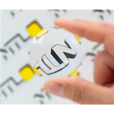 Lens, optical glass (K9), D50 mm, FL  -50 mm