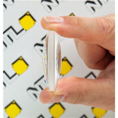 Lens, optical glass (K9), D50 mm, FL  -50 mm